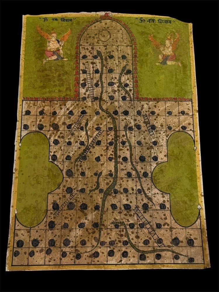 Nagapasa — Om Namah Shivaya written twice across the head of the board